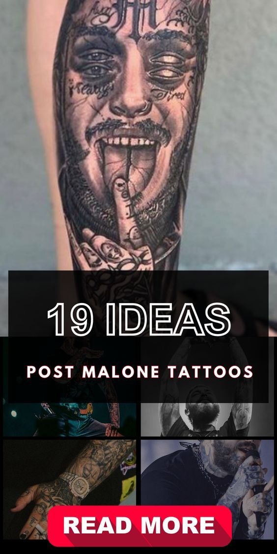 Exploring Tattoo Inspiration: Post Malone Lyrics and Face Designs for  Meaningful and Distinctiv