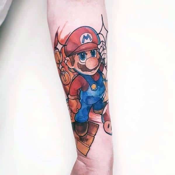 90 Cool Mario Tattoo Ideas for Men