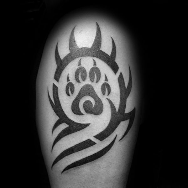 69 Dog Paw Tattoo Designs for Men
