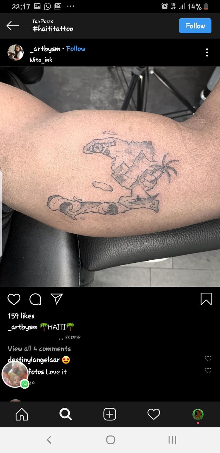 Pin by grace on tattoo | Tiny tattoos for women, Small hand tattoos, Haiti  tattoo