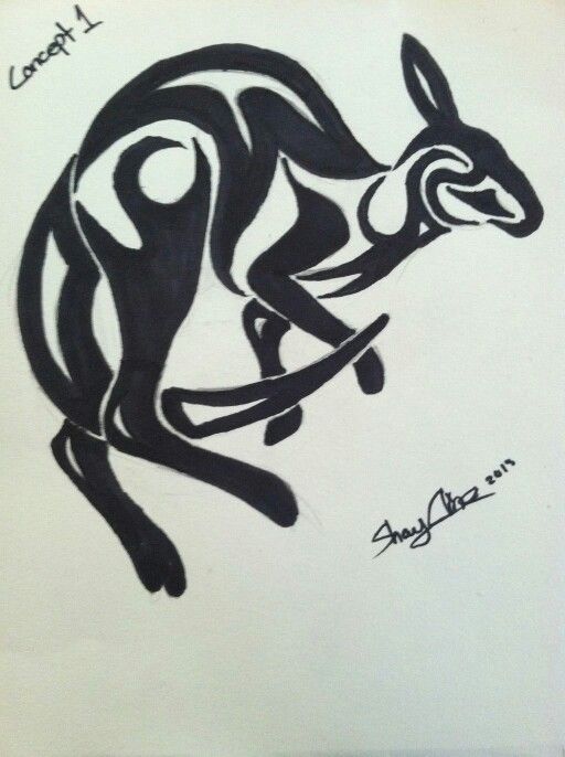 Tribal kangaroo