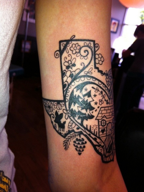My Texas tattoo.