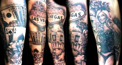 Top 10 Casino Inspired Tattoos - Inked Celeb