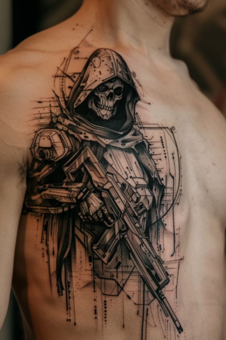 Unique Grim Reaper Tattoo Design Ideas