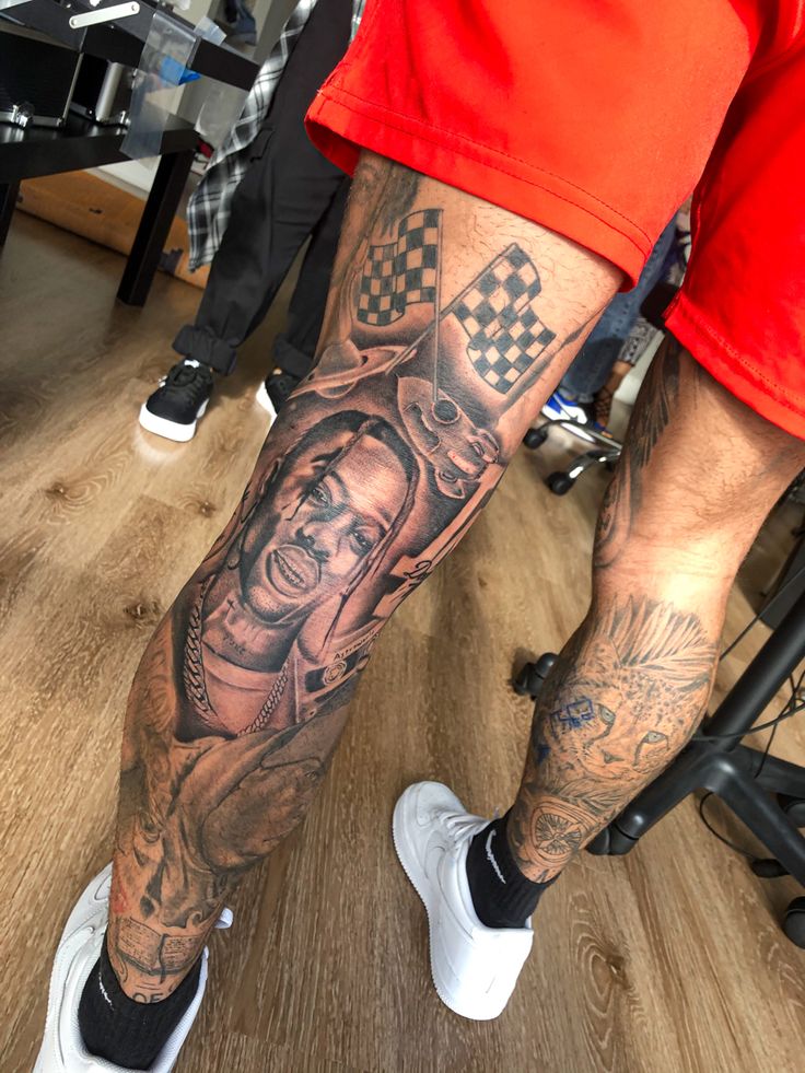Travis Scott tattoo