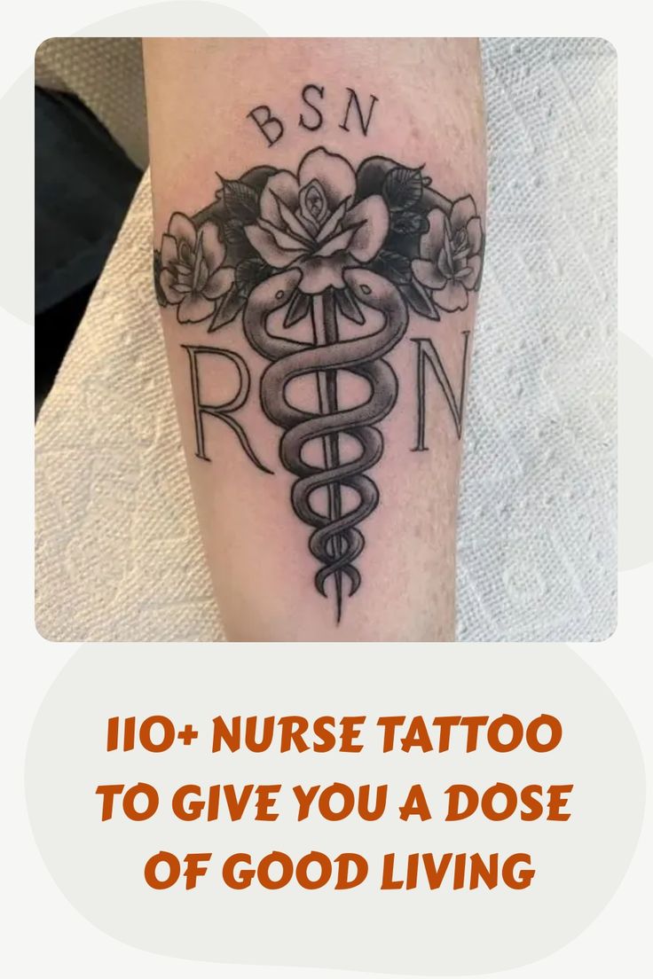110+ Nurse Tattoo to Give You a Dose of Good Living