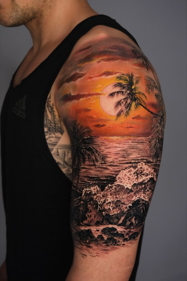 beach tattoo ideas