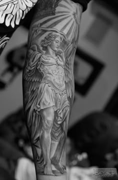 16 Archangel Michael Tattoos ideas to save today | archangel michael tattoo,  tattoos, archangel tattoo and more