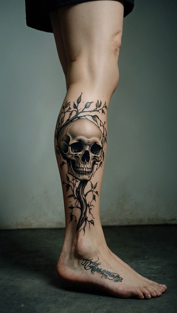 Poison Tree on a Calf: Ink That Tells a Story
