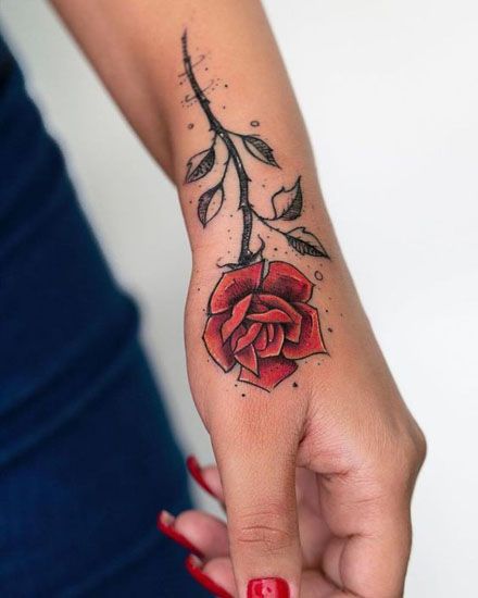 50 Stunning Rose Tattoo Designs for a Feminine Touch