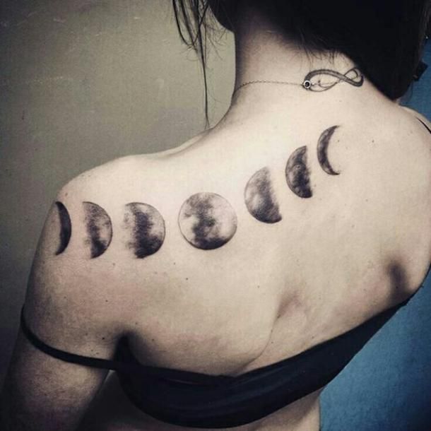 30 Meaningful Moon Tattoos & Moon Phase Tattoo Ideas