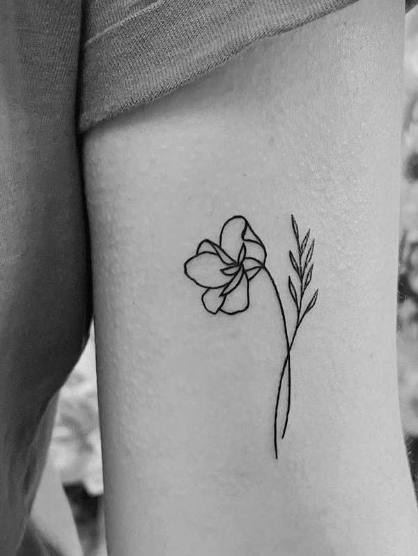 96 Birth Flower Tattoos For Each Month - Our Mindful Life