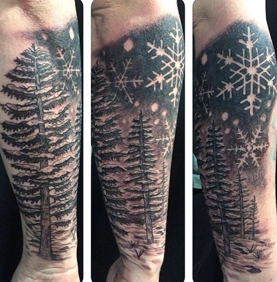 100 Stunning Snowflake Tattoo Designs for Men