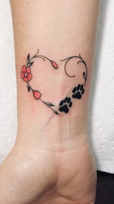 35 Paw Print Tattoo ideas | paw print tattoo, dog tattoos, print tattoos