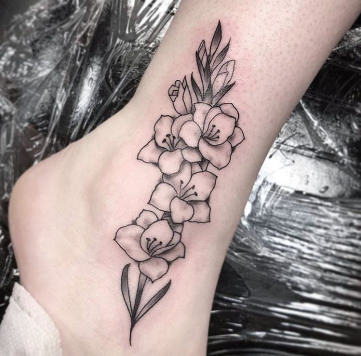 Gladiolus Tattoo: 28 Unique Designs You will Love