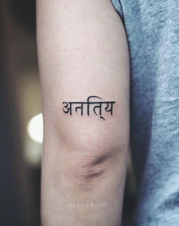 42 Powerful Sanskrit Tattoo Ideas with Deep Meanings - Fashion Enzyme
