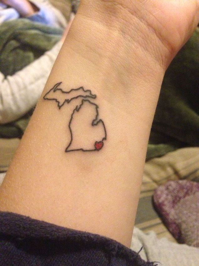 michigan tattoos designs