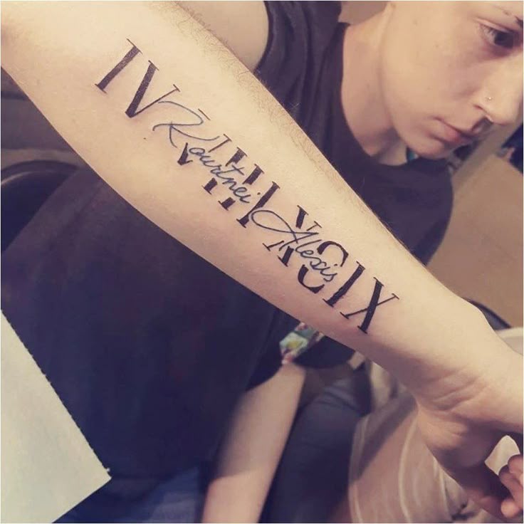 250+ Birth Date Tattoos Ideas (2024) Roman Numeral Designs With Beautiful  Fonts