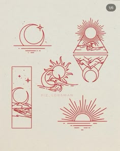 Small Spiritual Tattoos Universe