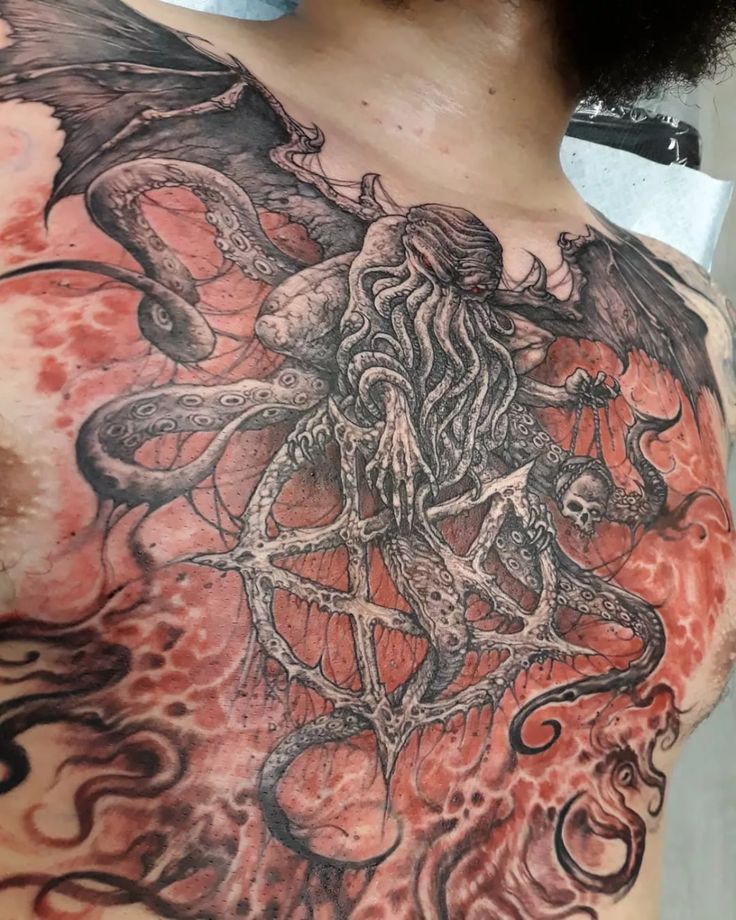 101 Amazing Cthulhu Tattoo Designs You Need To See!