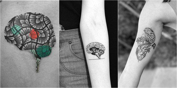 Brain Tattoo Designs To Keep You Down To Earth When Reaching Your Goals