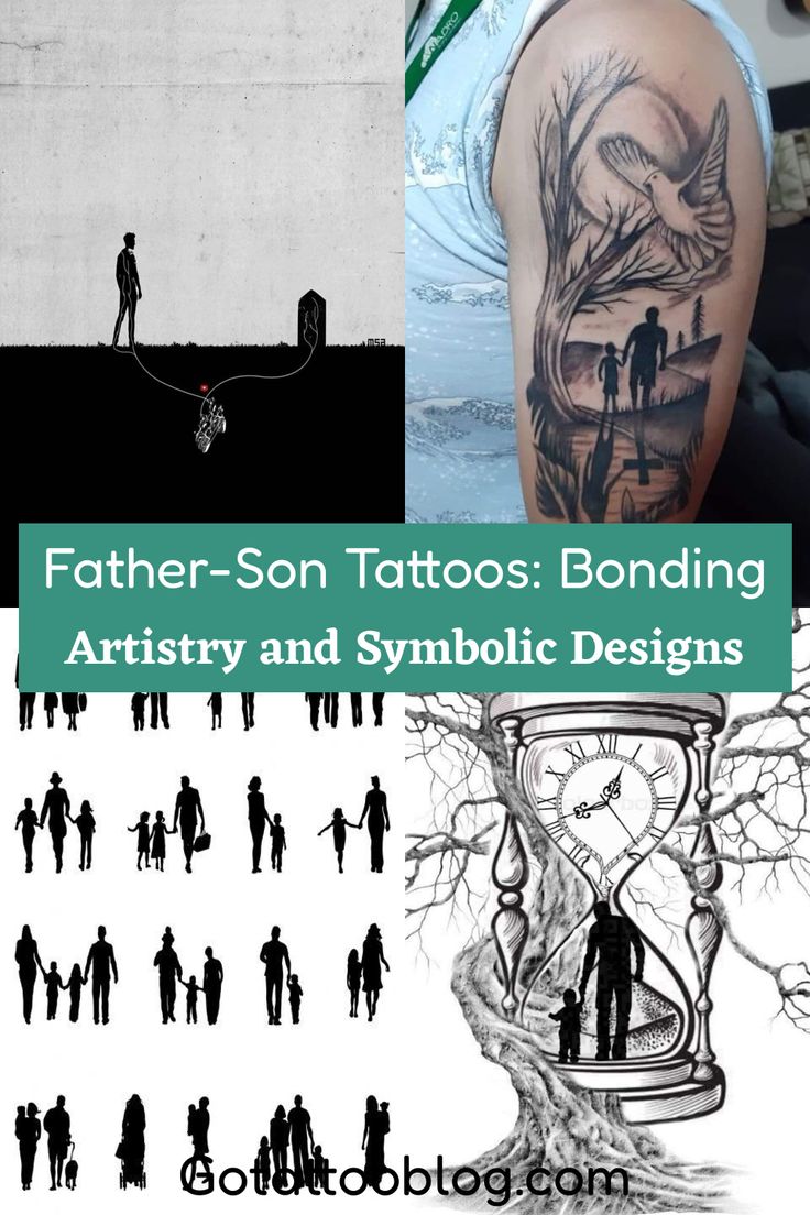 Father-Son Tattoos: Bonding Artistry and Symbolic Designs