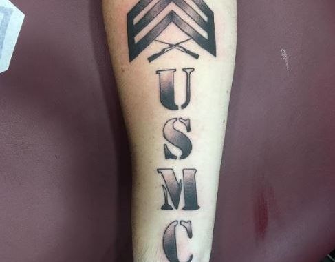 50+ United States Marine Corps Tattoos (2024) - USMC Designs