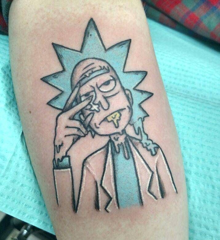 28 Amazing Tattoos Inspired by Rick and Morty