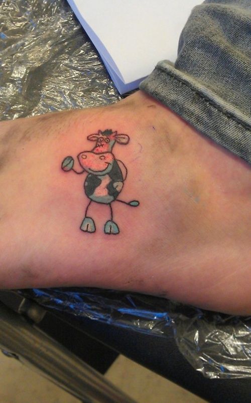 25 Cool Cow Tattoo Ideas