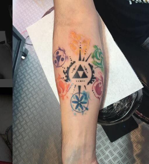 50+ Legend of Zelda Tattoos Ideas (2024) Triforce Designs