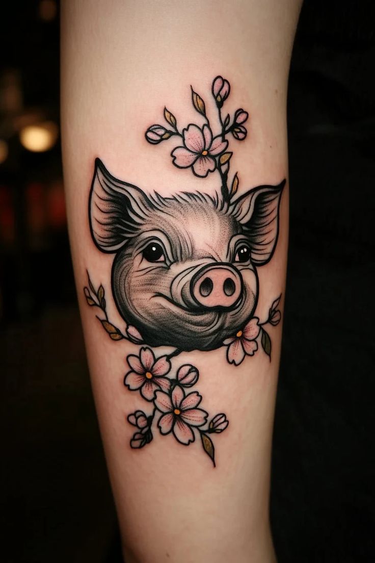 Cute and Quirky Pig Tattoo Ideas