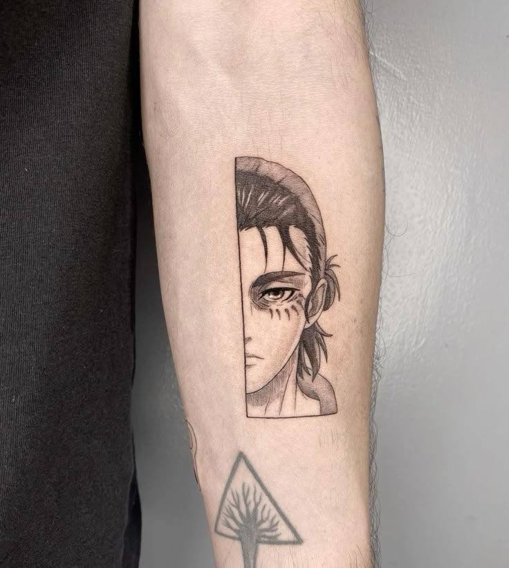 Eren Yeager Anime Tattoo Attack On Titan