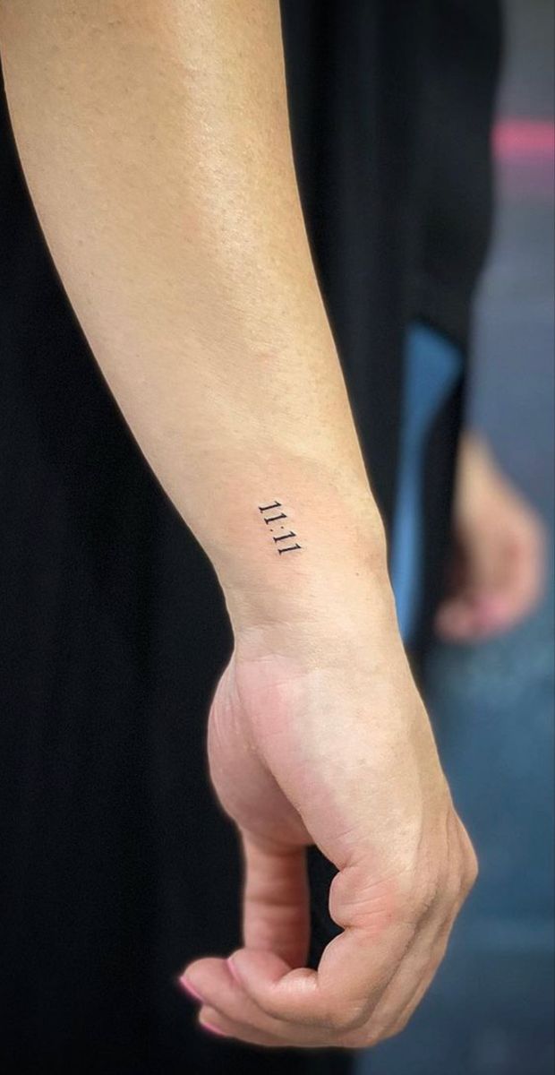 11:11 wrist tattoo