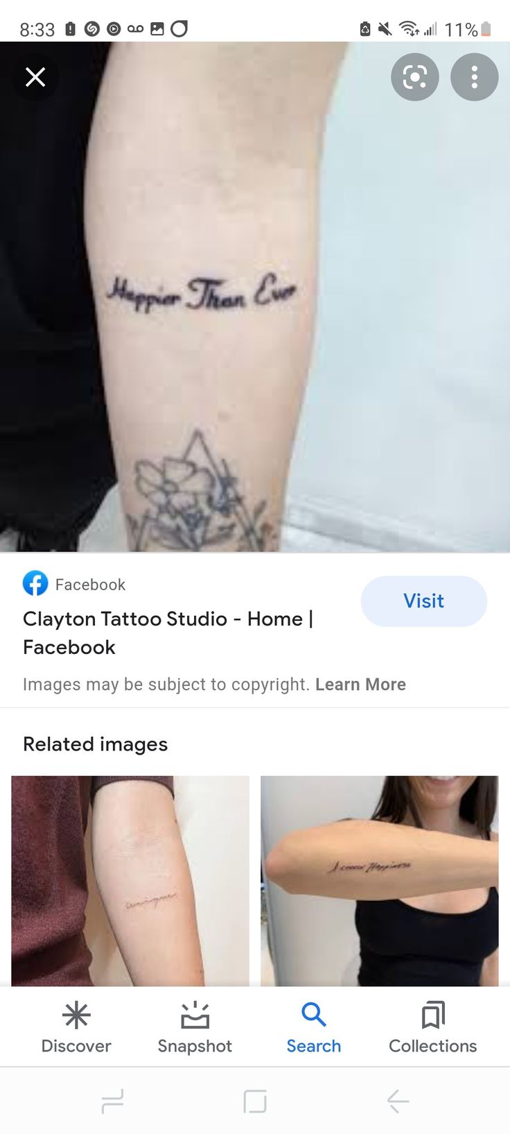 Billie eilish tattoo