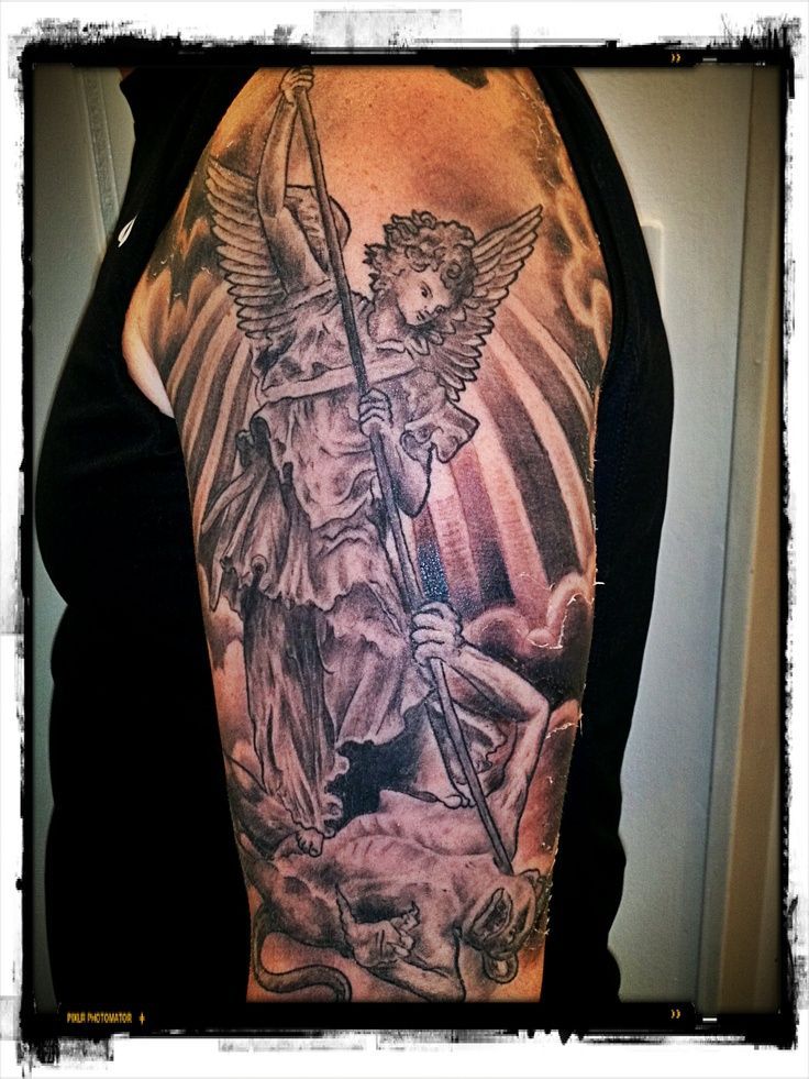 Archangel Michael Tattoo Ideas (Images Sorted by Body Parts)
