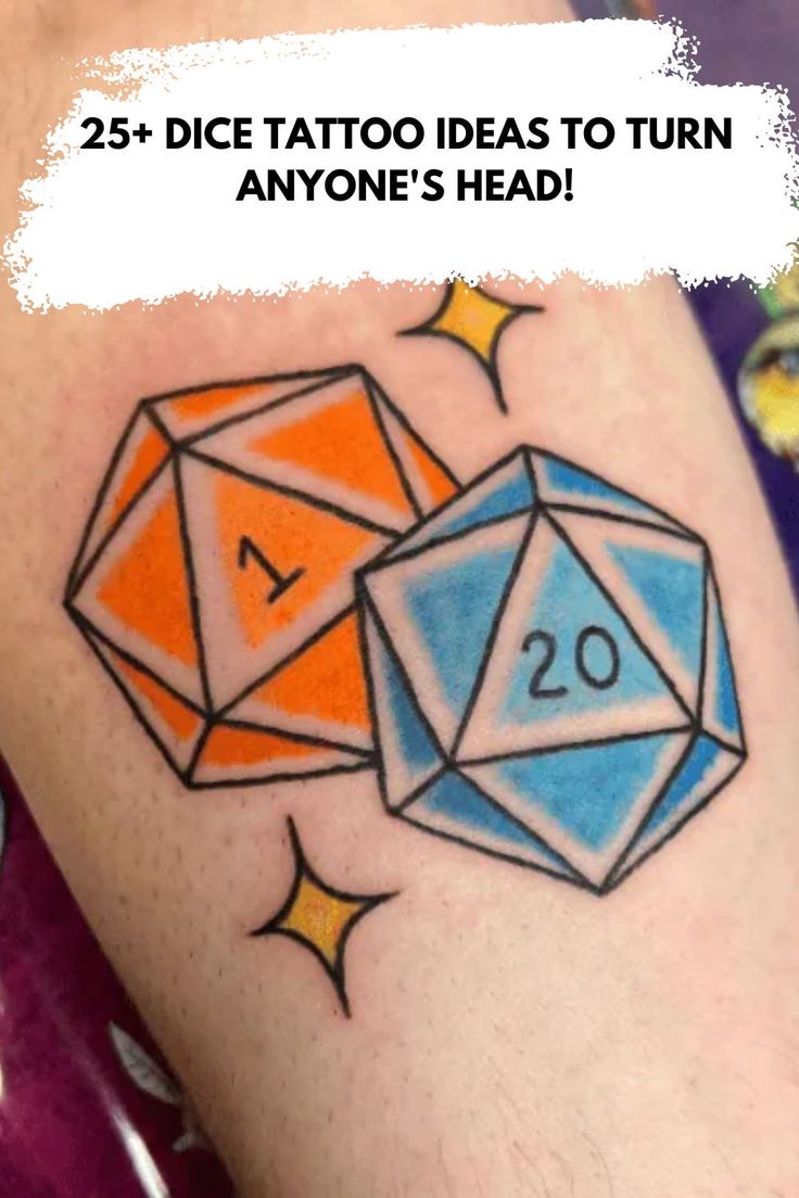 25+ Dice Tattoo Ideas to Turn Anyone's Head!