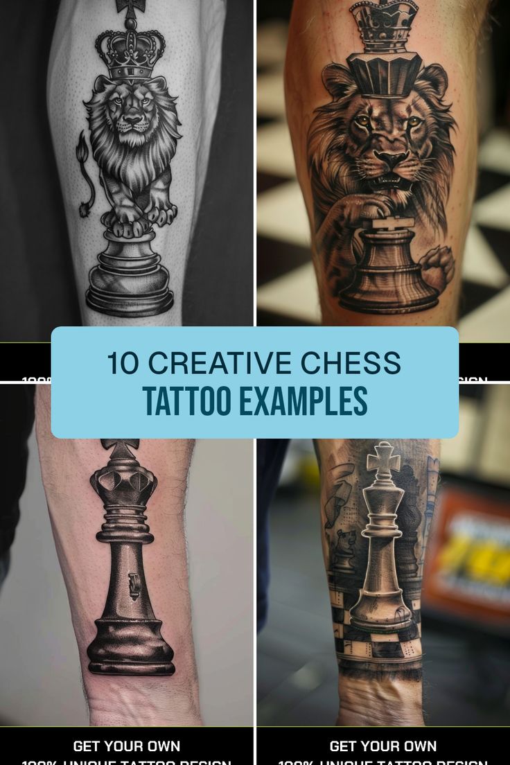 10 Creative Chess Tattoo Examples