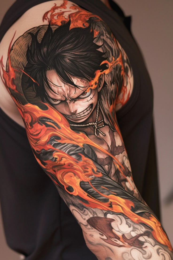 64 Unique One Piece Luffy Tattoo Ideas