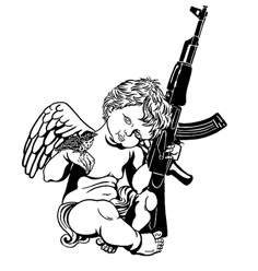 Angel Gun Tattoo