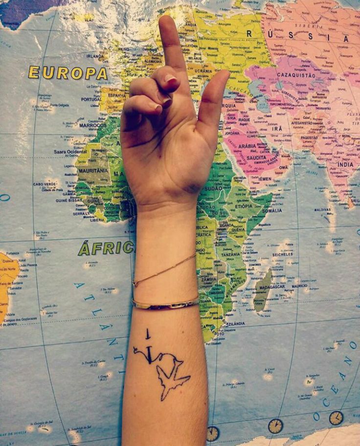 46 wanderlust tattoos for anyone obsessed with travel
