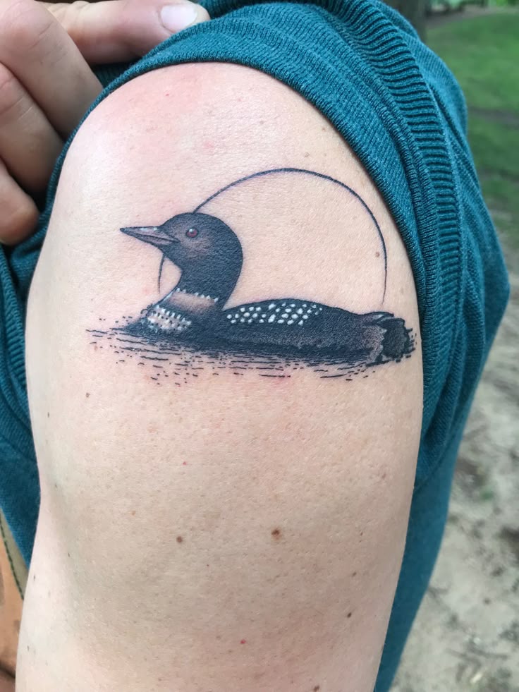 Pin by Lynette Mols on tattoo | Loon tattoo, Simple wrist tattoos, Body art  tattoos