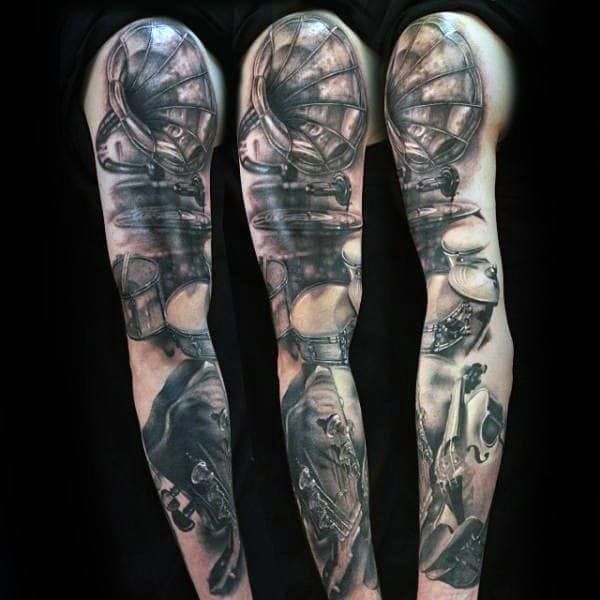 67 Stunning Drum Tattoos for Men