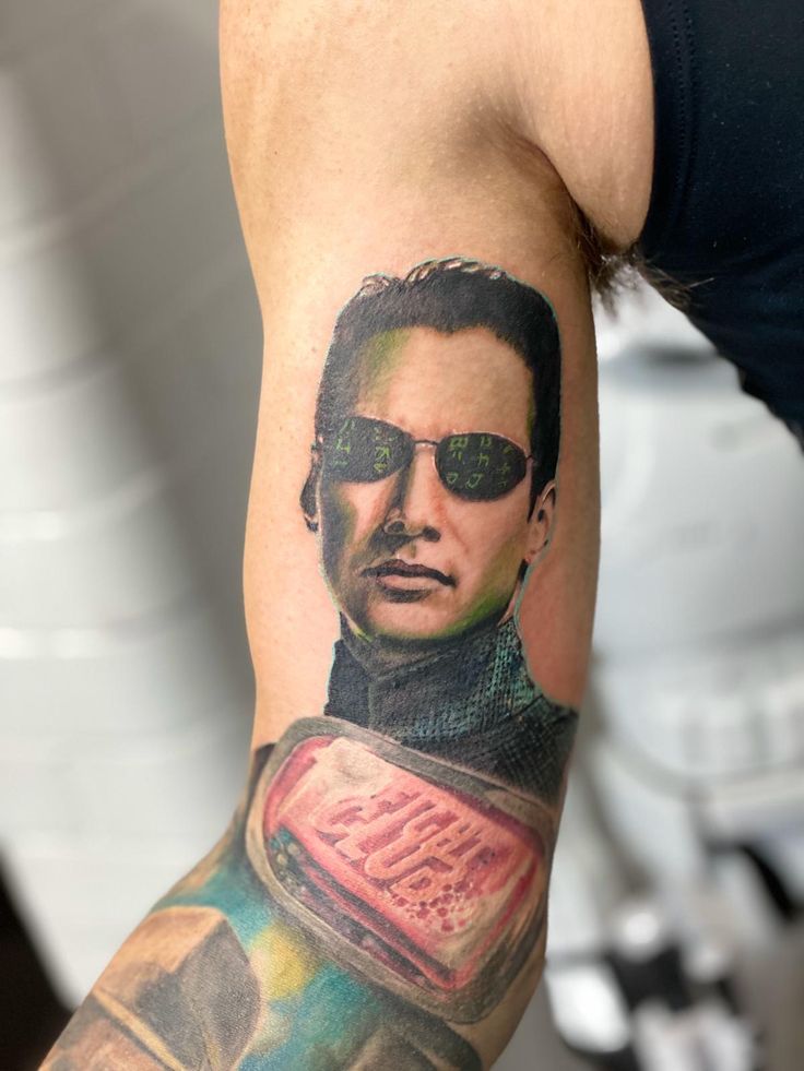 Neo done by Chris Perkins @LovingInk Bournemouth UK #tattoos #tattoo #beauty