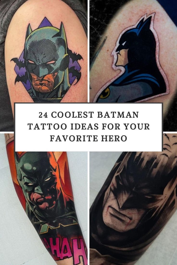24 Coolest Batman Tattoo Ideas For Your Favorite Hero