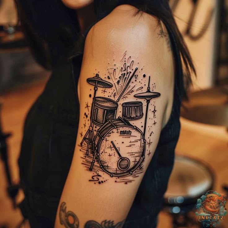 Music Tattoos: 176 Designs