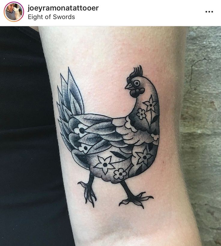 Pin by Barnyard Farms on tatoos | Chicken tattoo, Sun tattoo designs,  Tattoos