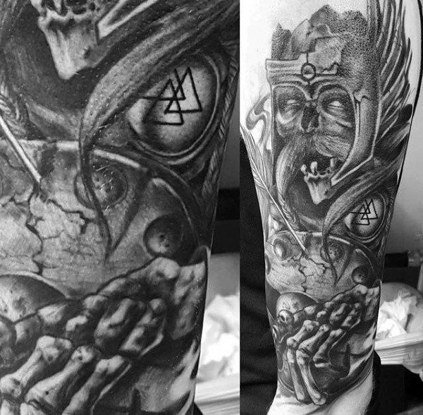 57 Cool Odin Tattoo Designs for Men