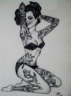 28 Pin up girl tattoo ideas | pin up girl tattoo, pin up, girl tattoos
