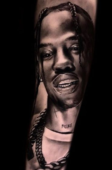 Best 29 Travis Scott Tattoo Designs and Ideas - NSF News