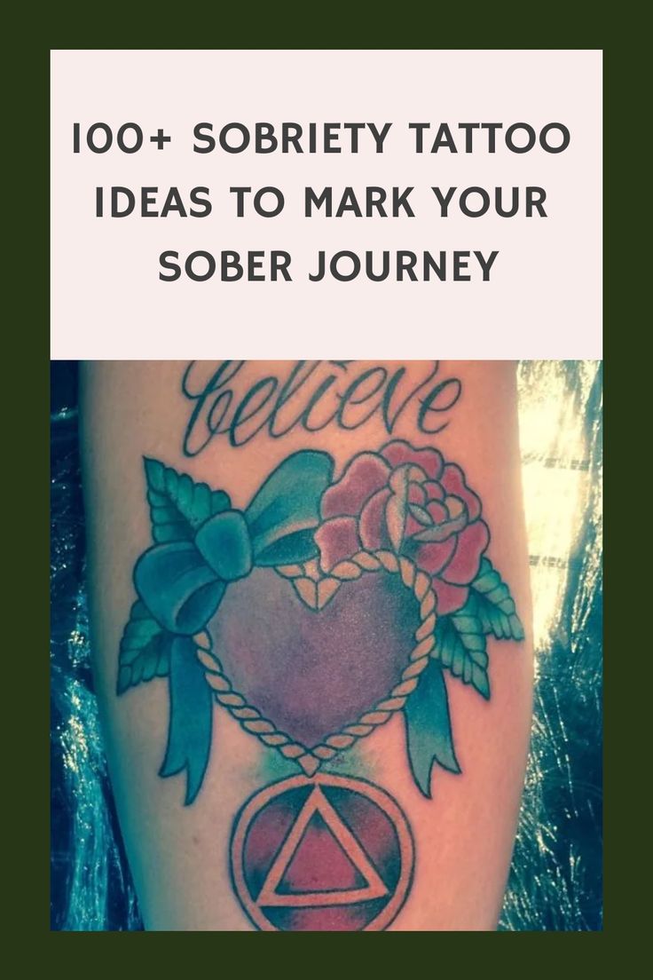 100+ Sobriety Tattoo Ideas to Mark Your Sober Journey
